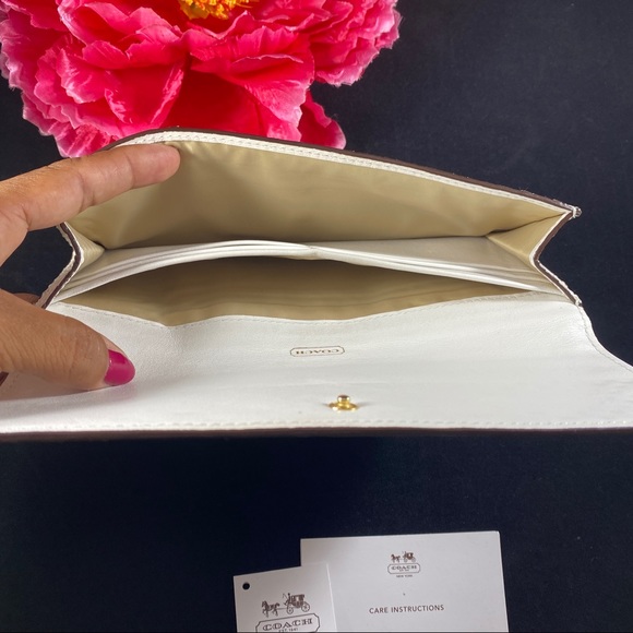 COACH Python Embossed Leather Wallet - Picture 3 of 9